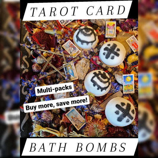3 Pack Tarot Card Bath Bombs Most Unique Bath bomb Gift All Natural Essential Oil Made in Oregon