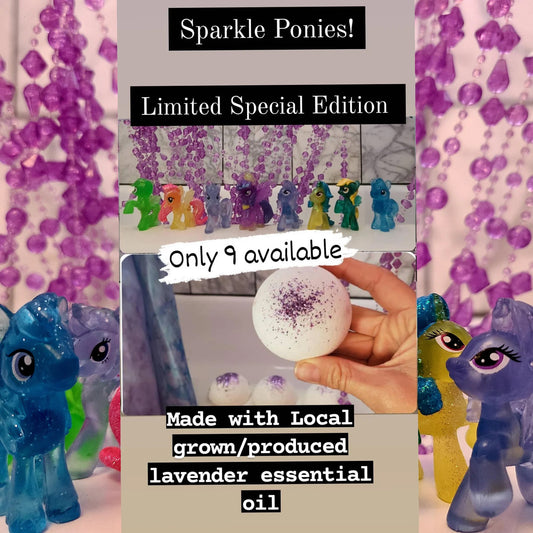 DELUXE VERSION All Natural Bathbombs for Kids Organic Coconut Oil Dye-free With My Little Pony Toy Inside